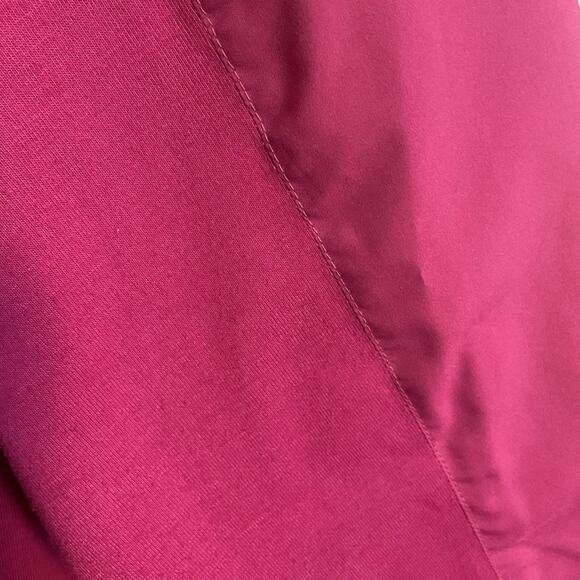 Merrell Women Size M Fuchsia Long Roll Tab Sleeve Button Up Hiking Travel Shirt - Picture 6 of 14